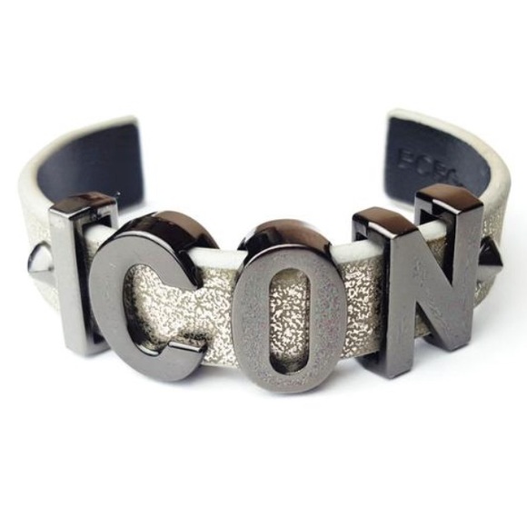 ICON metallic half bracelet by BCBG - Picture 1 of 1